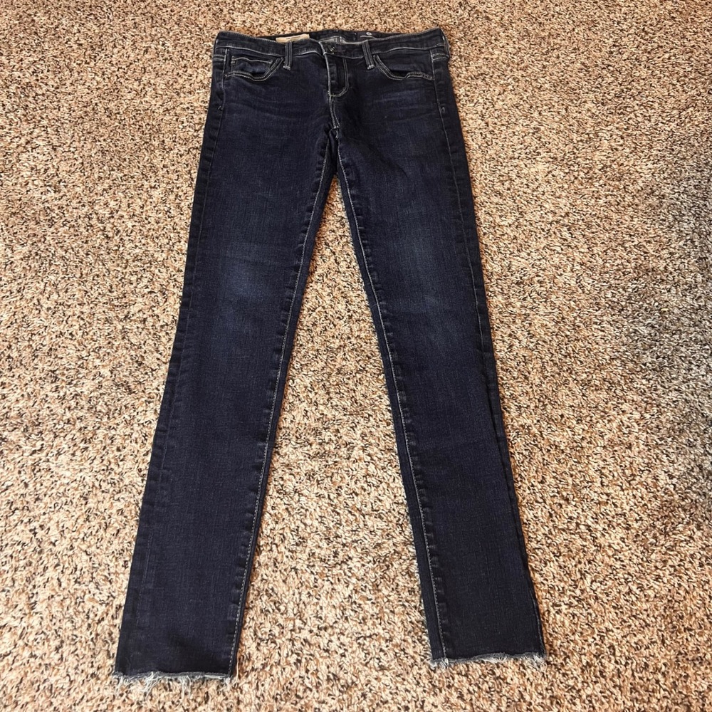 AG Adriano Goldschmied‎ Legging Ankle Super Skinny Jeans Women's Size 26R Dark
